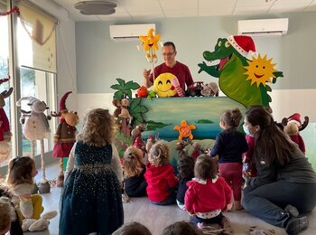 Inauguration de la crèche Les P'tits Flamants à Arles